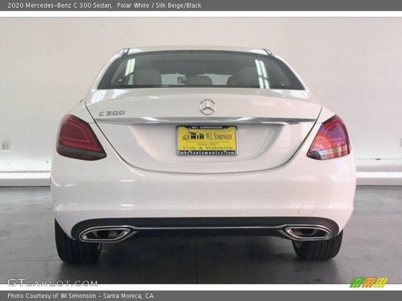 Polar White / Silk Beige/Black 2020 Mercedes-Benz C 300 Sedan