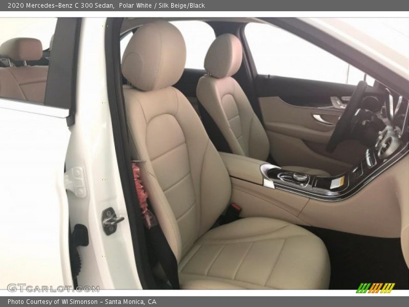 Polar White / Silk Beige/Black 2020 Mercedes-Benz C 300 Sedan