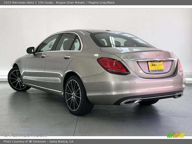 Mojave Silver Metallic / Magma Gray/Black 2020 Mercedes-Benz C 300 Sedan