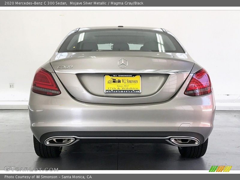 Mojave Silver Metallic / Magma Gray/Black 2020 Mercedes-Benz C 300 Sedan