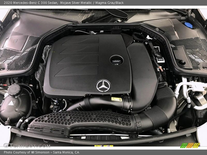 Mojave Silver Metallic / Magma Gray/Black 2020 Mercedes-Benz C 300 Sedan