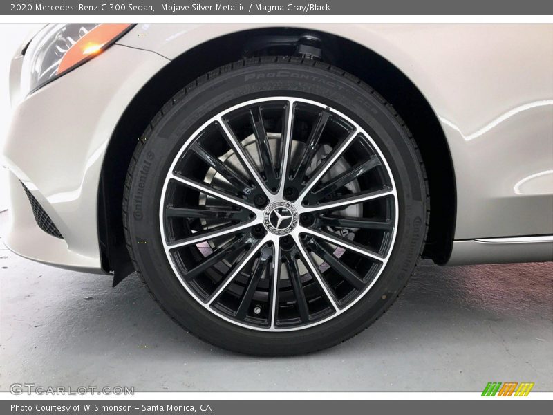 Mojave Silver Metallic / Magma Gray/Black 2020 Mercedes-Benz C 300 Sedan