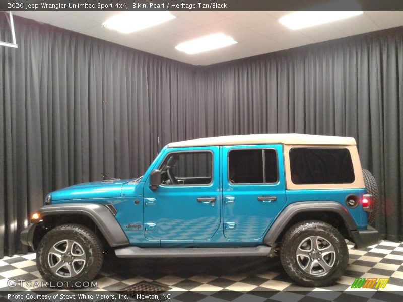 Bikini Pearl / Heritage Tan/Black 2020 Jeep Wrangler Unlimited Sport 4x4
