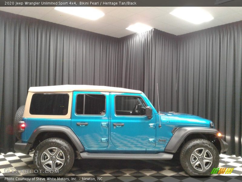 Bikini Pearl / Heritage Tan/Black 2020 Jeep Wrangler Unlimited Sport 4x4
