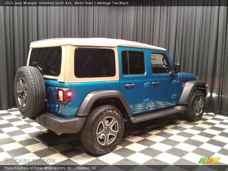 Bikini Pearl / Heritage Tan/Black 2020 Jeep Wrangler Unlimited Sport 4x4