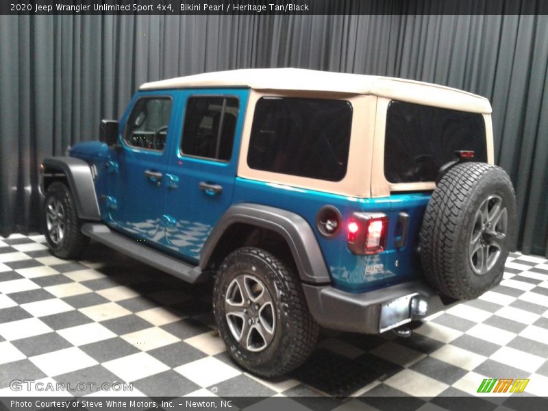 Bikini Pearl / Heritage Tan/Black 2020 Jeep Wrangler Unlimited Sport 4x4