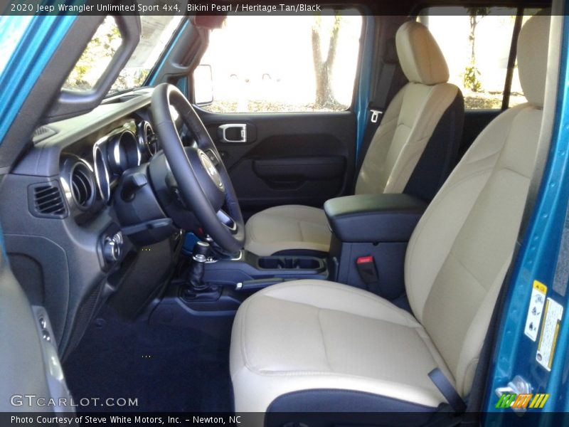 Bikini Pearl / Heritage Tan/Black 2020 Jeep Wrangler Unlimited Sport 4x4