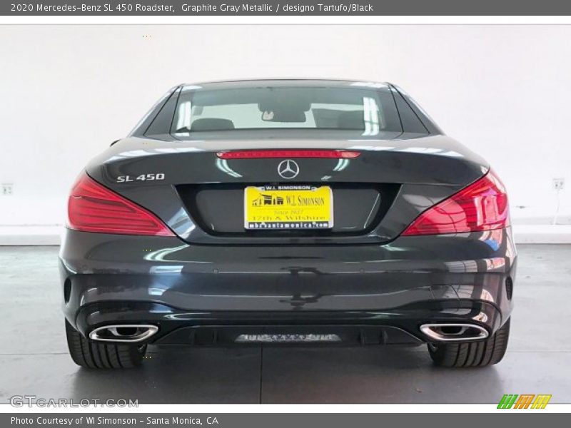 Graphite Gray Metallic / designo Tartufo/Black 2020 Mercedes-Benz SL 450 Roadster