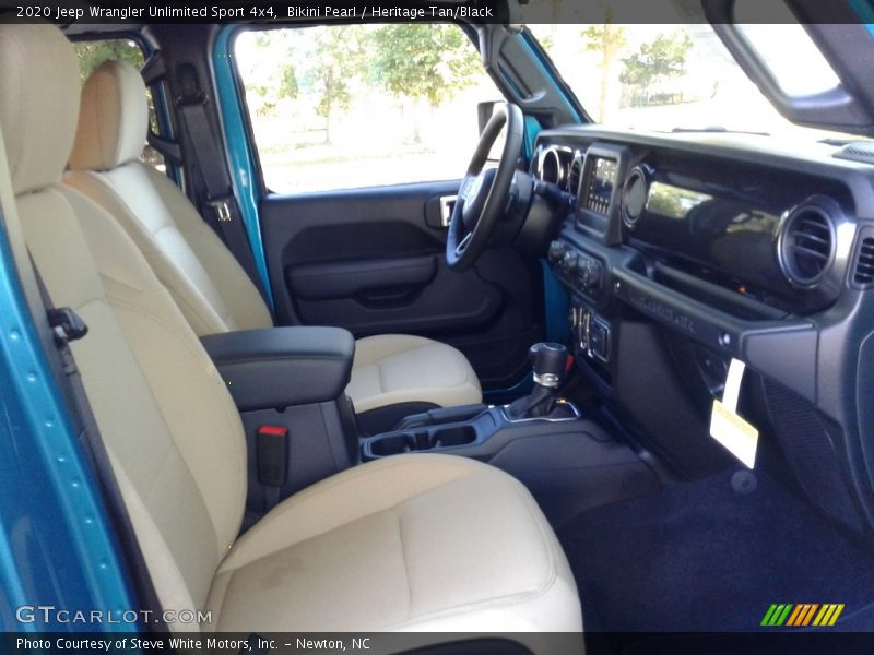 Bikini Pearl / Heritage Tan/Black 2020 Jeep Wrangler Unlimited Sport 4x4