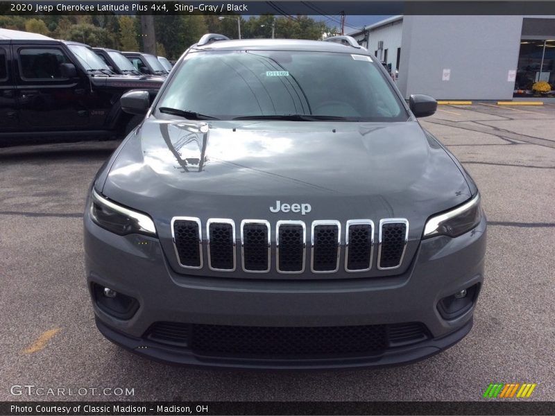 Sting-Gray / Black 2020 Jeep Cherokee Latitude Plus 4x4