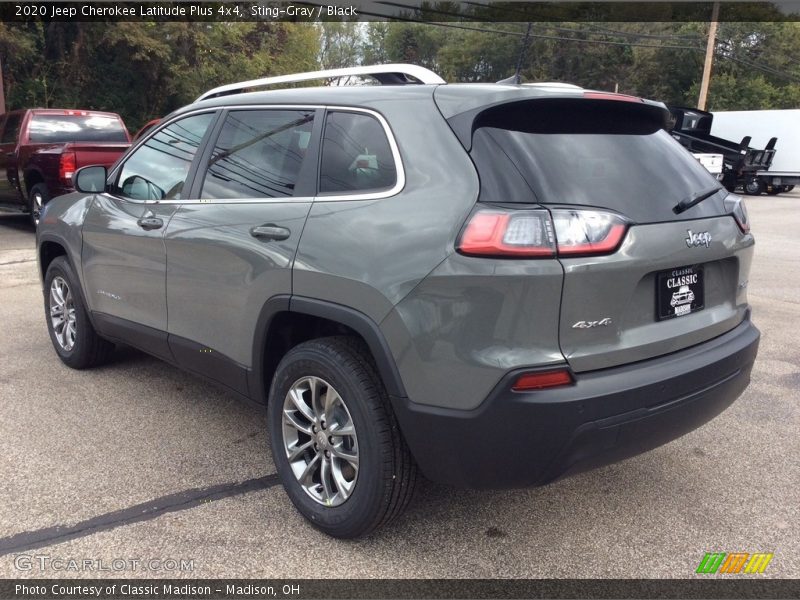 Sting-Gray / Black 2020 Jeep Cherokee Latitude Plus 4x4