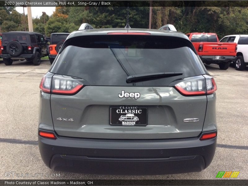 Sting-Gray / Black 2020 Jeep Cherokee Latitude Plus 4x4