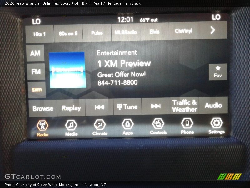 Bikini Pearl / Heritage Tan/Black 2020 Jeep Wrangler Unlimited Sport 4x4