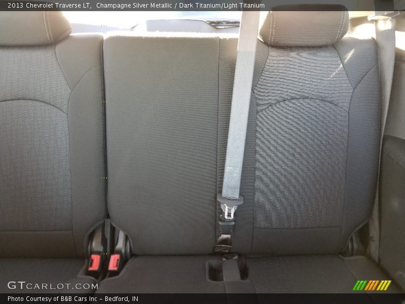 Champagne Silver Metallic / Dark Titanium/Light Titanium 2013 Chevrolet Traverse LT