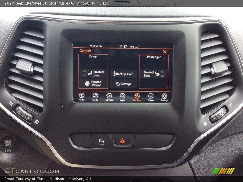 Sting-Gray / Black 2020 Jeep Cherokee Latitude Plus 4x4