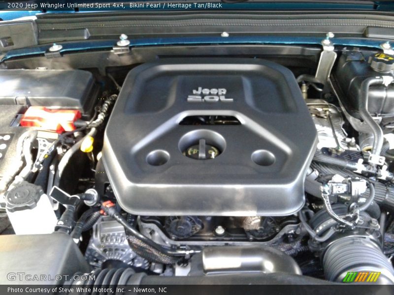 Bikini Pearl / Heritage Tan/Black 2020 Jeep Wrangler Unlimited Sport 4x4