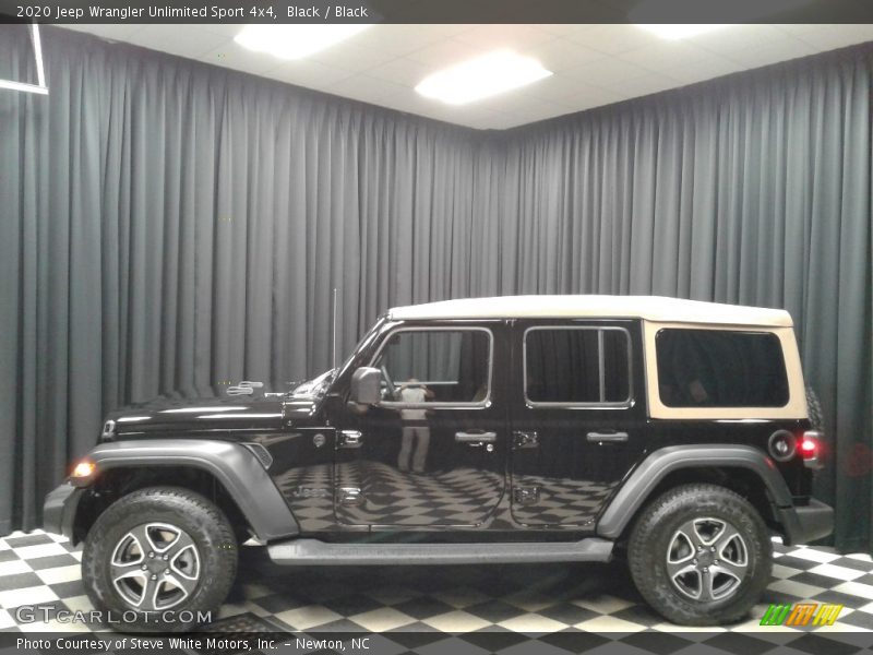 Black / Black 2020 Jeep Wrangler Unlimited Sport 4x4