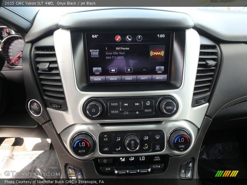 Onyx Black / Jet Black 2015 GMC Yukon SLT 4WD