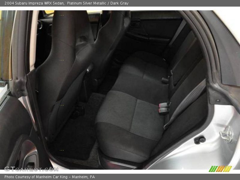 Platinum Silver Metallic / Dark Gray 2004 Subaru Impreza WRX Sedan
