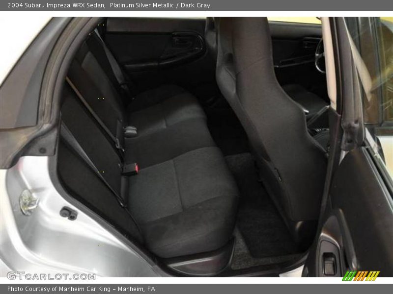 Platinum Silver Metallic / Dark Gray 2004 Subaru Impreza WRX Sedan