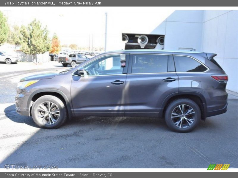 Predawn Gray Mica / Ash 2016 Toyota Highlander XLE