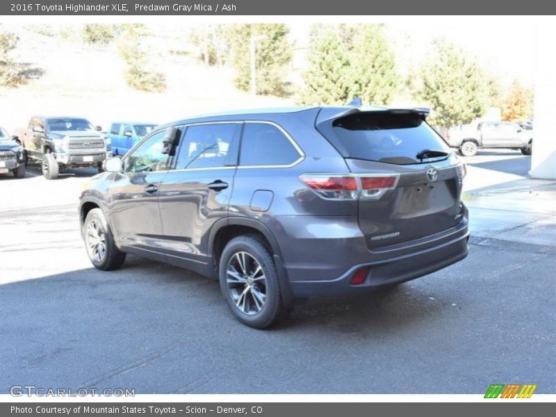 Predawn Gray Mica / Ash 2016 Toyota Highlander XLE