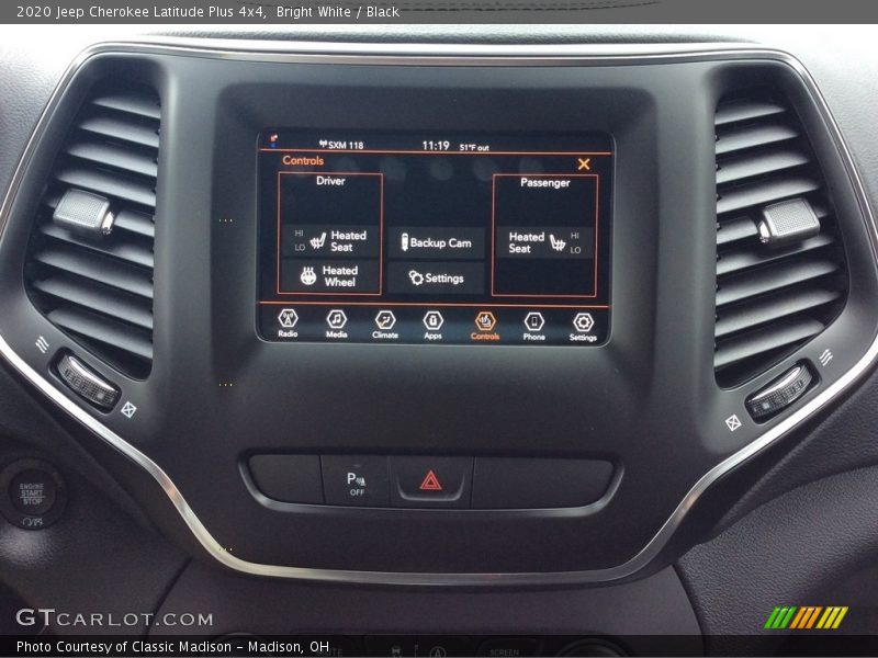Bright White / Black 2020 Jeep Cherokee Latitude Plus 4x4