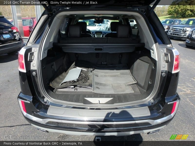 Ebony Twilight Metallic / Jet Black 2016 GMC Terrain Denali AWD