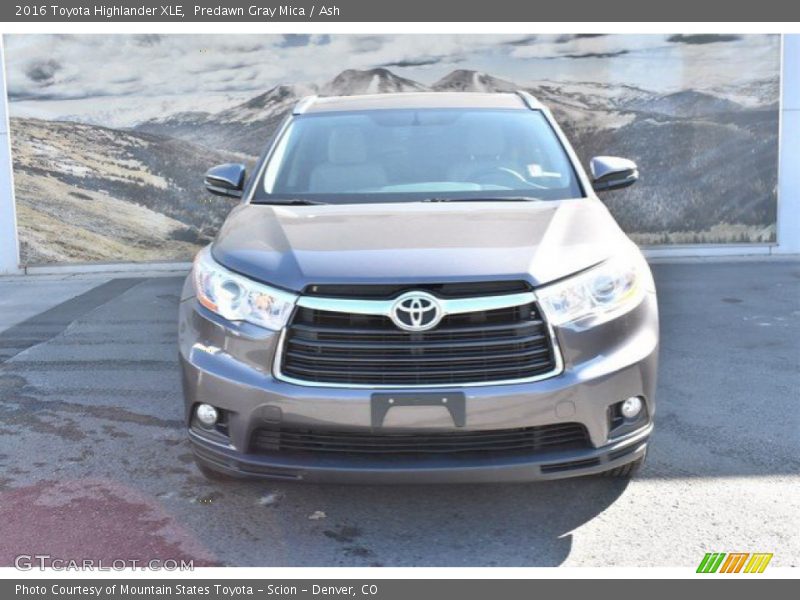 Predawn Gray Mica / Ash 2016 Toyota Highlander XLE