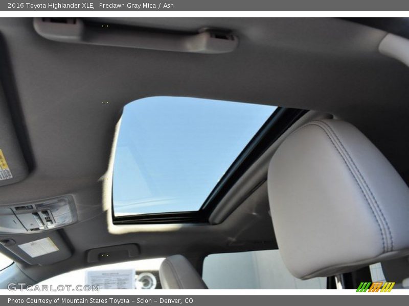 Predawn Gray Mica / Ash 2016 Toyota Highlander XLE