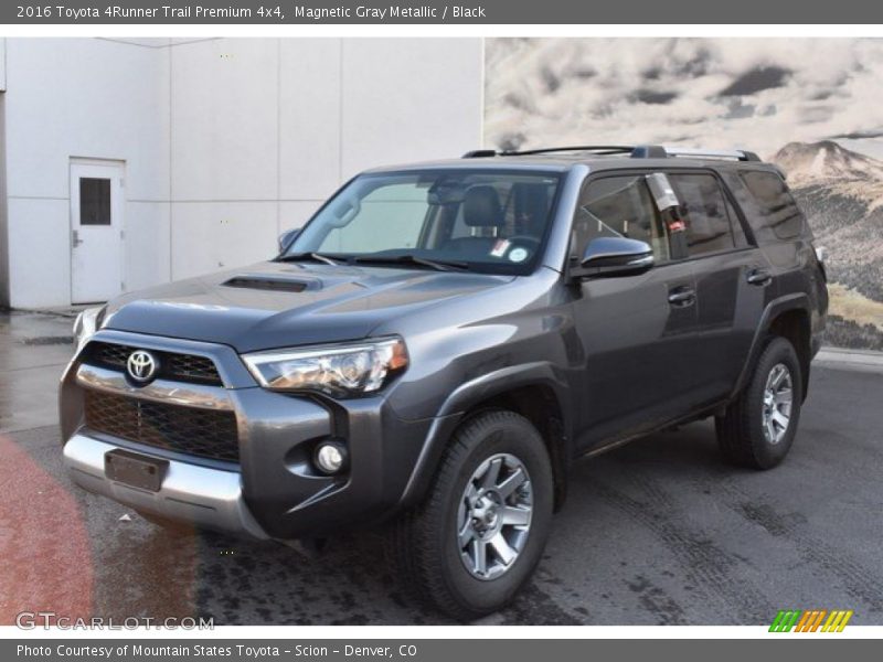 Magnetic Gray Metallic / Black 2016 Toyota 4Runner Trail Premium 4x4