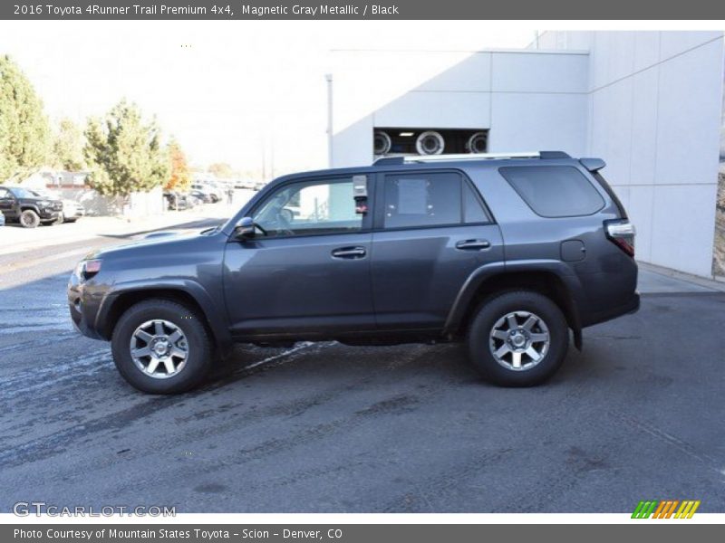 Magnetic Gray Metallic / Black 2016 Toyota 4Runner Trail Premium 4x4