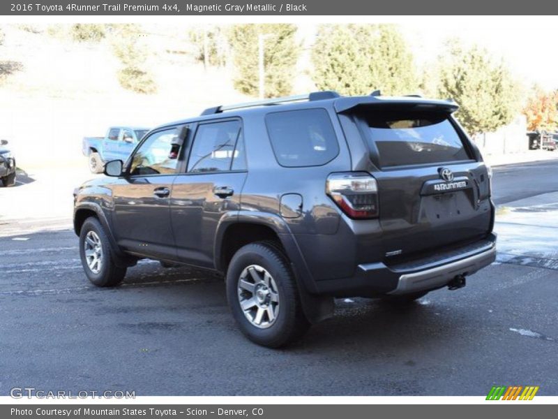 Magnetic Gray Metallic / Black 2016 Toyota 4Runner Trail Premium 4x4