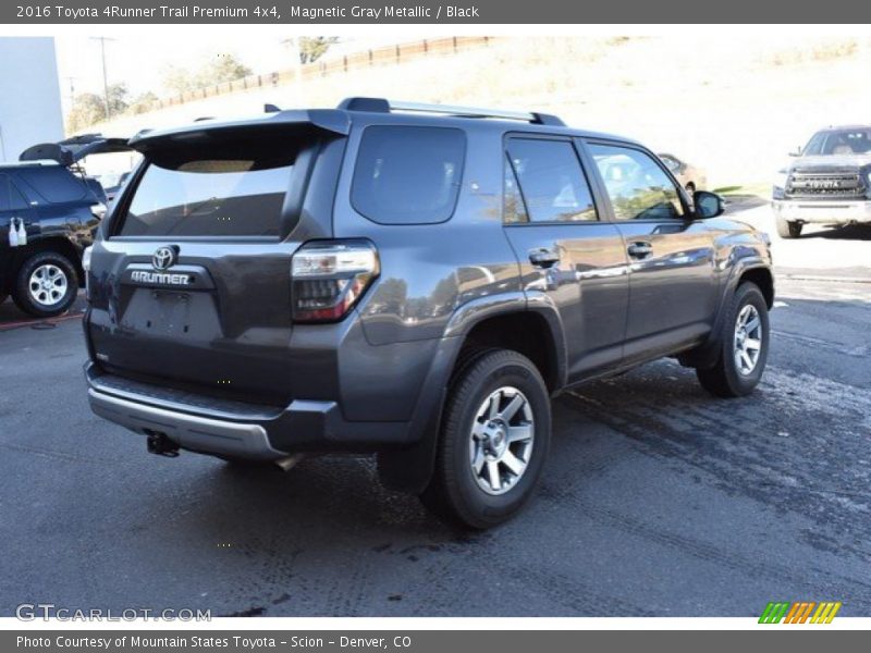Magnetic Gray Metallic / Black 2016 Toyota 4Runner Trail Premium 4x4