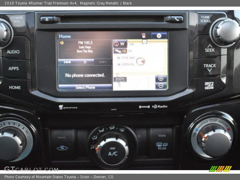 Magnetic Gray Metallic / Black 2016 Toyota 4Runner Trail Premium 4x4