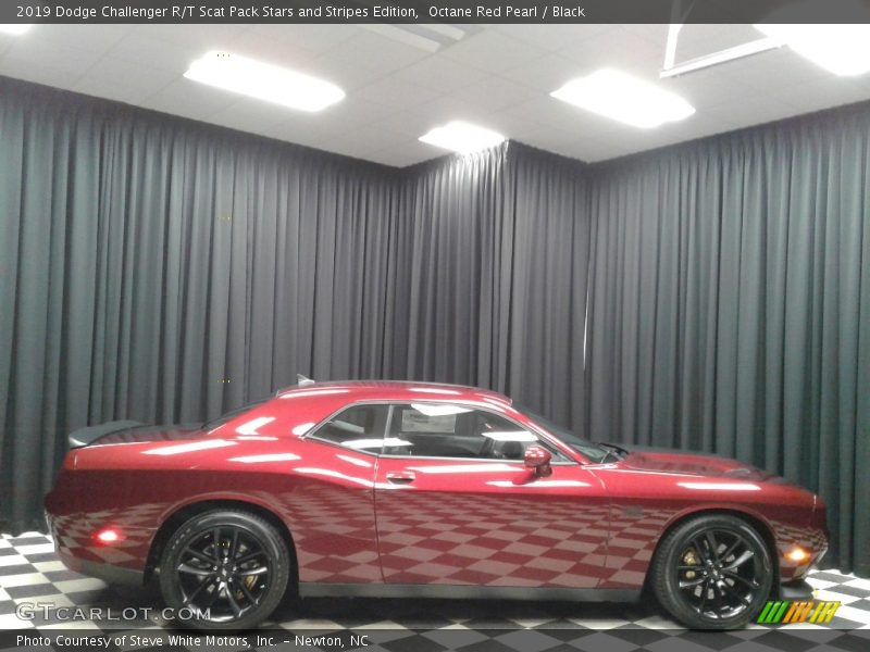 Octane Red Pearl / Black 2019 Dodge Challenger R/T Scat Pack Stars and Stripes Edition