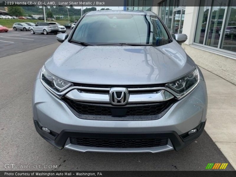 Lunar Silver Metallic / Black 2019 Honda CR-V EX-L AWD