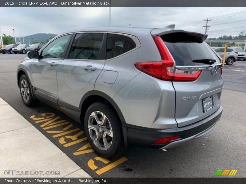 Lunar Silver Metallic / Black 2019 Honda CR-V EX-L AWD