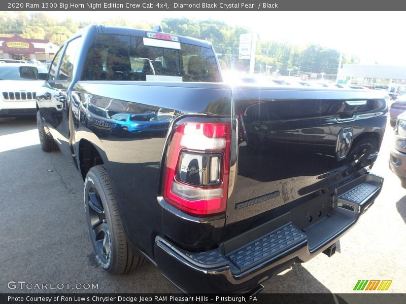 Diamond Black Crystal Pearl / Black 2020 Ram 1500 Big Horn Night Edition Crew Cab 4x4