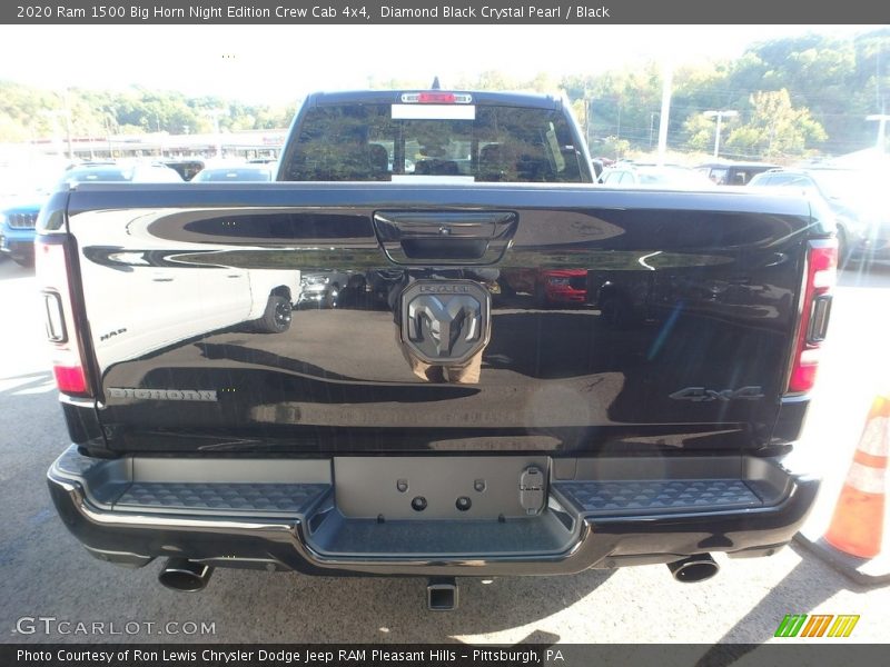 Diamond Black Crystal Pearl / Black 2020 Ram 1500 Big Horn Night Edition Crew Cab 4x4