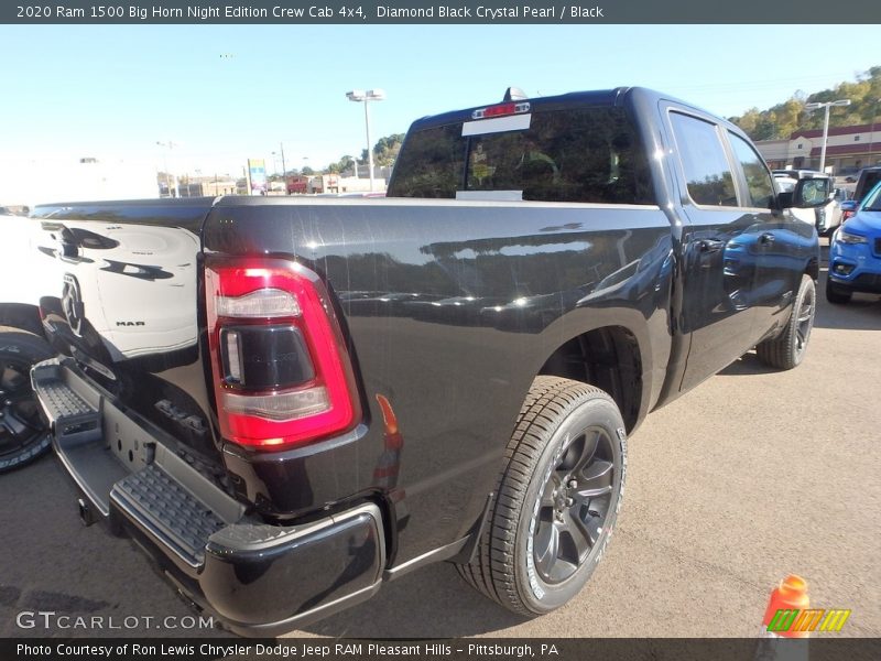 Diamond Black Crystal Pearl / Black 2020 Ram 1500 Big Horn Night Edition Crew Cab 4x4