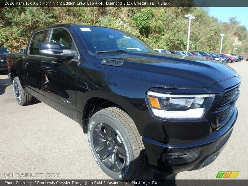 Diamond Black Crystal Pearl / Black 2020 Ram 1500 Big Horn Night Edition Crew Cab 4x4