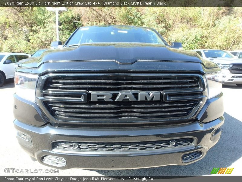 Diamond Black Crystal Pearl / Black 2020 Ram 1500 Big Horn Night Edition Crew Cab 4x4