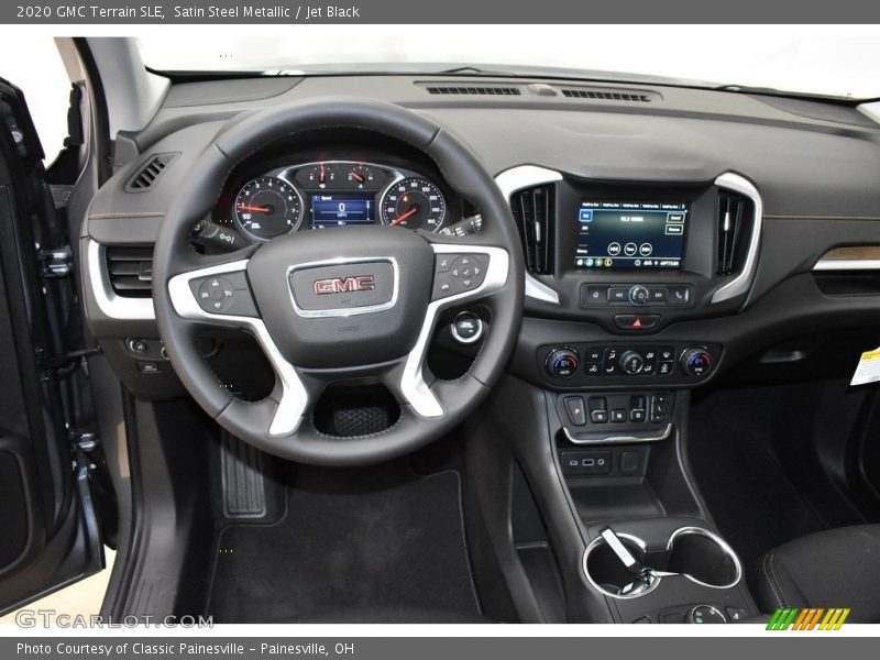 Satin Steel Metallic / Jet Black 2020 GMC Terrain SLE