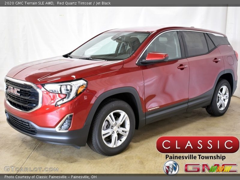 Red Quartz Tintcoat / Jet Black 2020 GMC Terrain SLE AWD