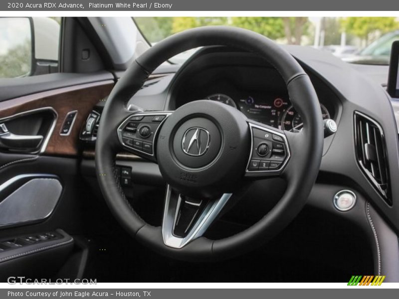 Platinum White Pearl / Ebony 2020 Acura RDX Advance
