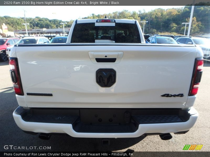 Bright White / Black 2020 Ram 1500 Big Horn Night Edition Crew Cab 4x4