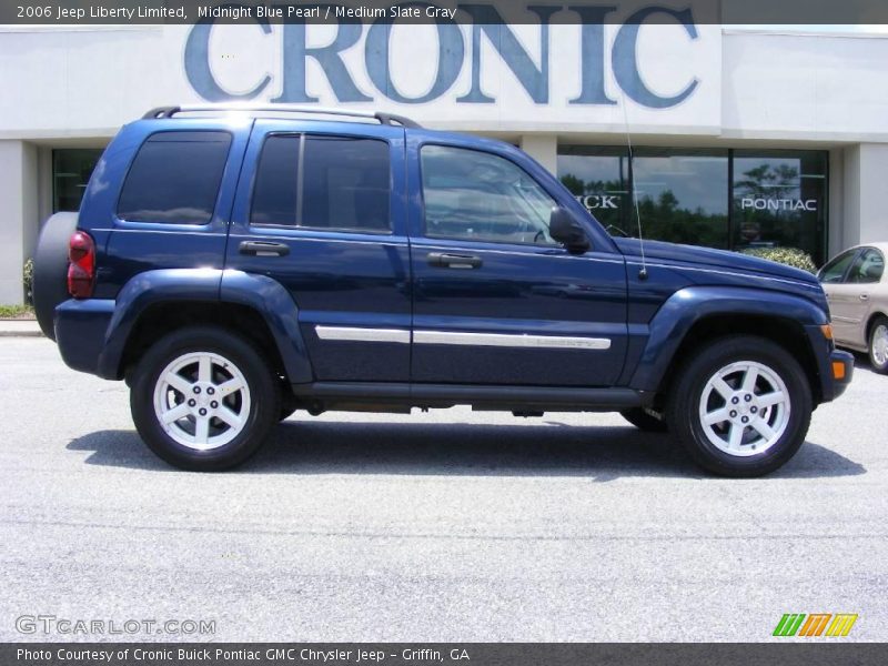 Midnight Blue Pearl / Medium Slate Gray 2006 Jeep Liberty Limited