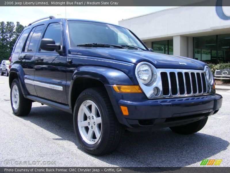 Midnight Blue Pearl / Medium Slate Gray 2006 Jeep Liberty Limited