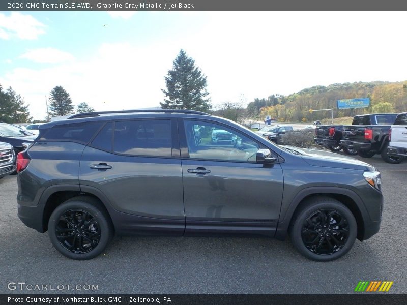 Graphite Gray Metallic / Jet Black 2020 GMC Terrain SLE AWD